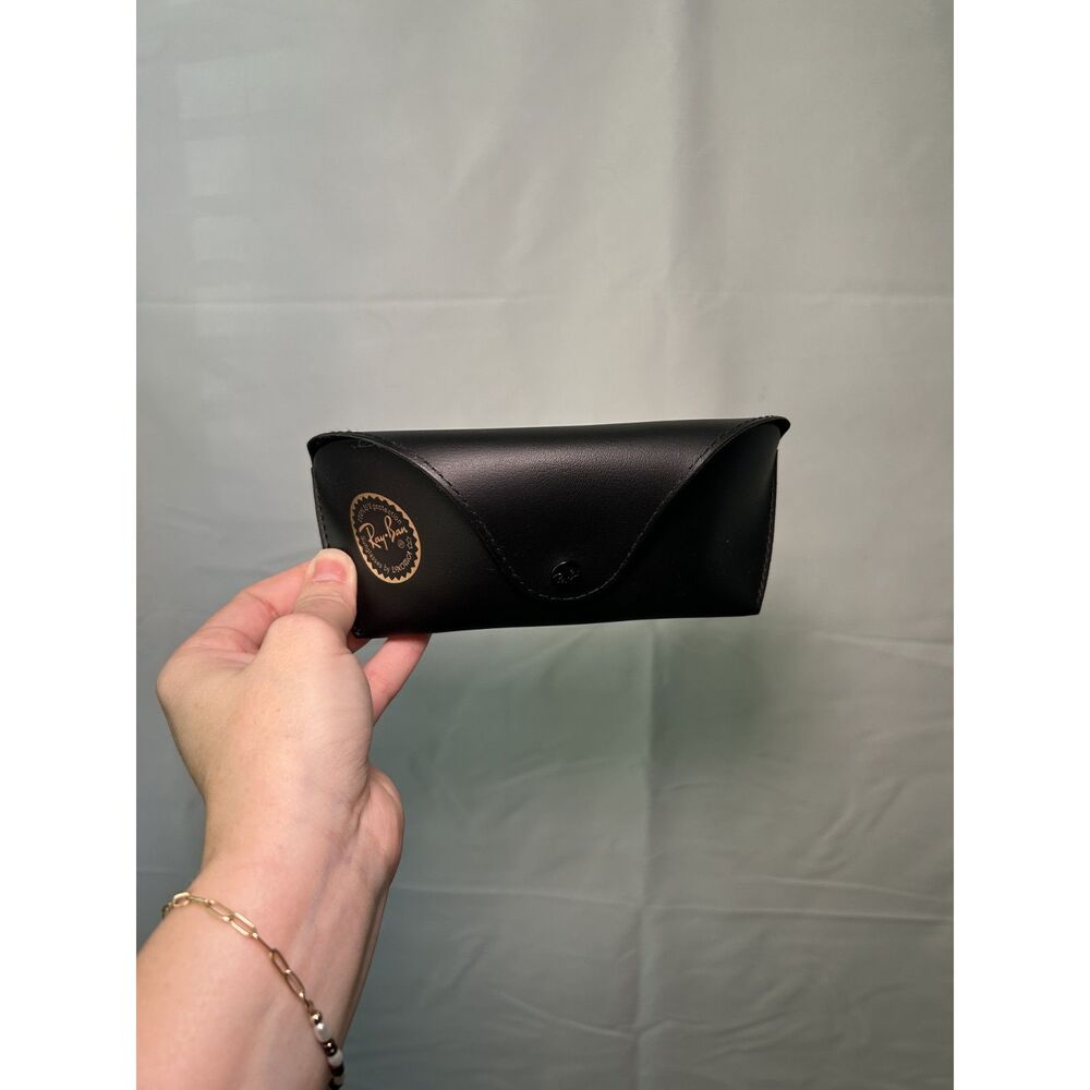 Ray-Ban Black Leather Eye glass Case - CASE ONLY - Like new condition